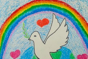 Дети из Донецка рисуют мирную жизнь