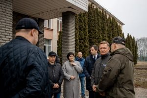 В Курской области в поселке Теткино продолжают устранять повреждения
