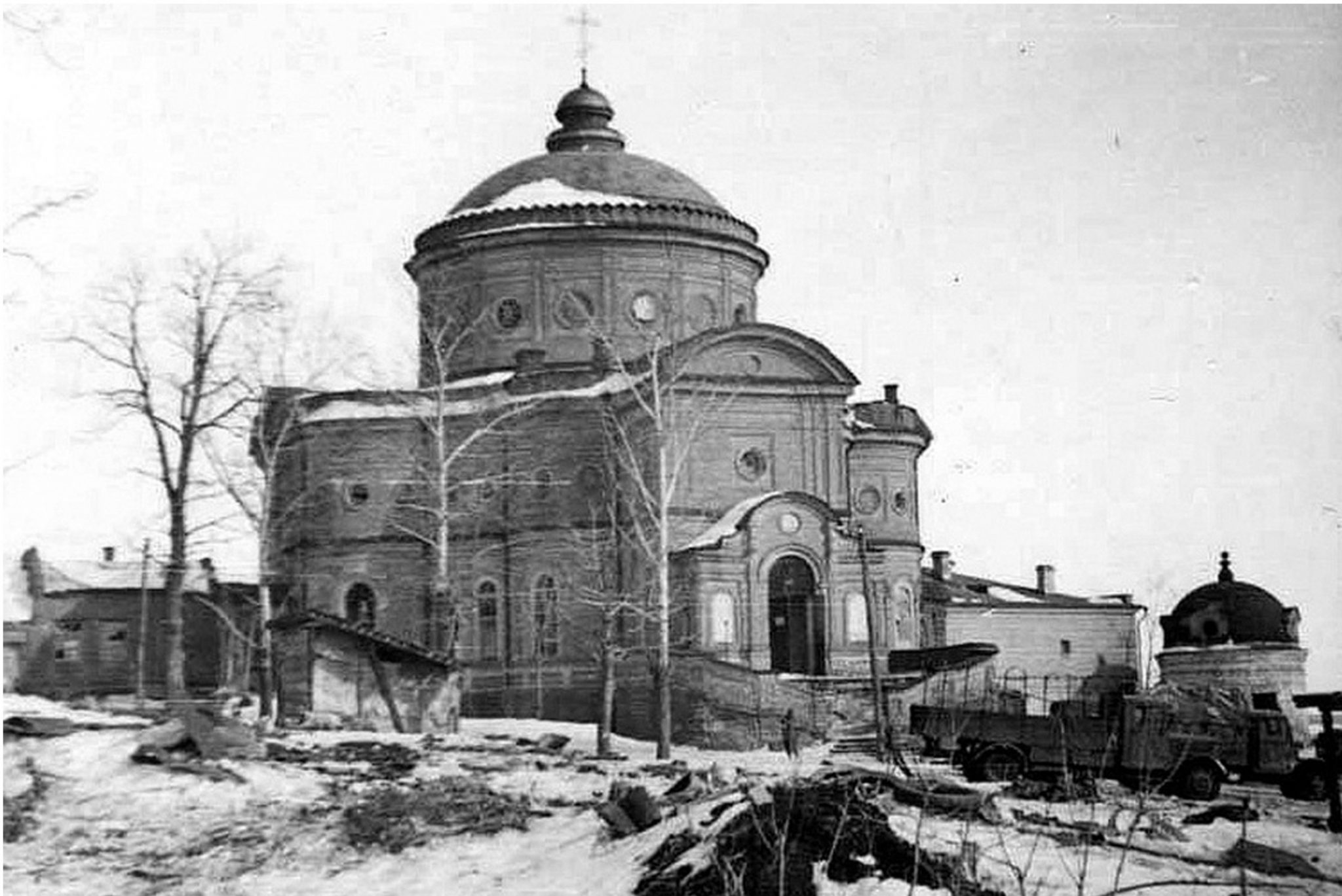 Старый храм Курск Знаменский