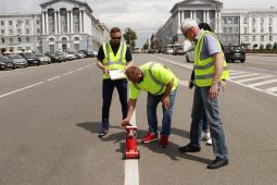 Комиссия проверит качество дорожной разметки на центральных улицах Курска