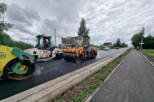 В Железногорске ремонтируют дороги