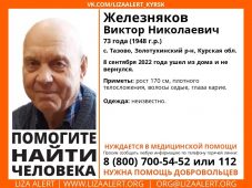 В Курской области ищут пропавшего 73-летнего мужчину