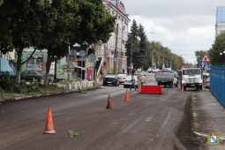 Сегодня ремонт дорог в Курске продолжается на восьми улицах