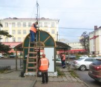 В Курске на 5 улицах уберут незаконно установленные торговые павильоны