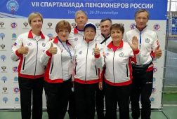 Пенсионеры из Курской области участвуют во всероссийских соревнованиях