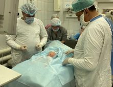 В Курской области впервые провели лапароскопию новорожденной