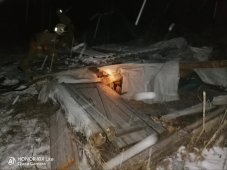 В Курской области при обрушении сарая погиб мужчина