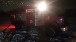 В Курской области при пожаре погибли мать и сын