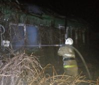 В деревне Якунино Курской области на пожаре погиб мужчина