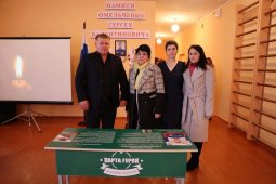 В курской школе открыли «Парту Героя» в честь Сергея Омельченко