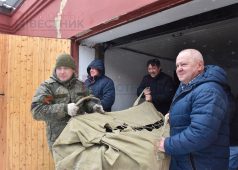 Курские военнослужащие лишились палатки при обстреле