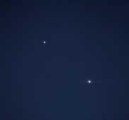 Над Курском можно будет наблюдать соединение Венеры и Юпитера