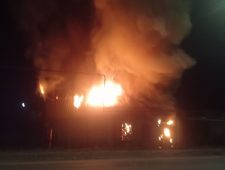 В Курской области в Щиграх сгорел жилой дом