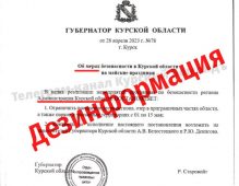 В Правительстве Курской области опровергли информацию о запрете посещать приграничье