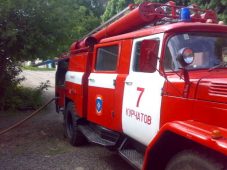 В Курской области в Курчатове загорелся автомобиль ВАЗ-21099