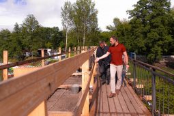 В Курске ​​продолжается ремонт моста на «Боевой даче»
