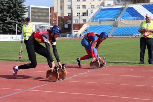 В Курске проходят всероссийские соревнования по пожарно-спасательному спорту