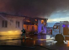 Причиной пожара на складе «Бел-Поль» под Курском стала атака дрона