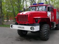 В Курске 29 человек тушили пожар на 1 квадратном метре