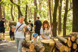 В Курской области прошла очередная акция по заготовке дров для нужд участников СВО