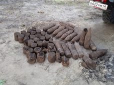В Обояни Курской области обнаружили боеприпасы времен Великой Отечественной войны