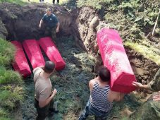 В Курске перезахоронили останки мирных жителей, погибших от рук фашистов