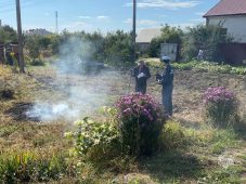 В Курском районе оштрафовали нарушителя правил противопожарного режима