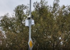 В Курском районе установили камеру для контроля проезда пешеходного перехода