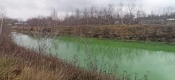 В Курске на улице Соловьиной образовалось озеро нечистот