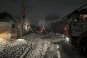 В Курске при пожаре погибли три человека