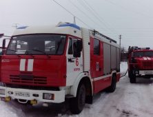 В Курской области горели частный дом и здание