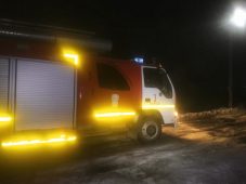 В Курске ночью произошло три пожара