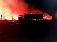 В Курской области из-за падения дрона-камикадзе произошел серьезный пожар