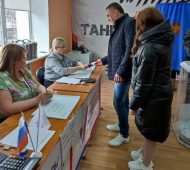 В Курской области молодожёны проголосовали в день свадьбы