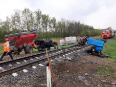 В Курском районе в ДТП с поездом погиб водитель трактора