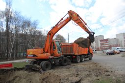 В Курске «Квадра» ремонтирует теплосеть на улице Орловской за 78 млн рублей