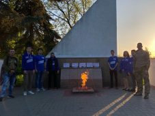 В Курске почтили память погибших в одесском Доме профсоюзов