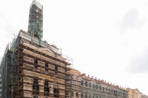 В Курске продолжается реконструкция здания бывшей мужской классической гимназии