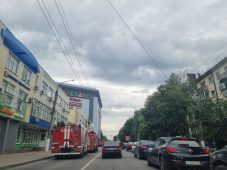 В Курске в торговом центре «Central Park» идут пожарные учения