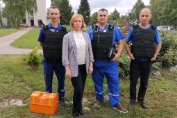 Медики из курского приграничья поблагодарили врио губернатора за бронеавтомобиль