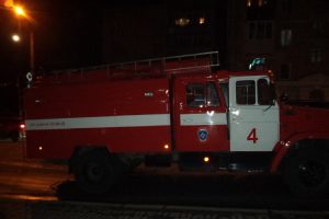 В Курске ночью горело здание автозаправки
