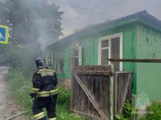 В Курске на улице Красный Октябрь в результате пожара погиб мужчина