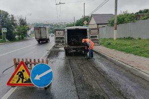 В Курской области ямочный ремонт выполнили на 92%