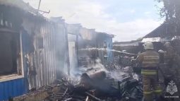 В Курской области сгорел дом из-за лампады