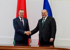 Врио губернатора Курской области находится с рабочим визитом в Республике Беларусь