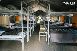 В Курске развернули палаточный лагерь для покинувших приграничье