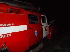 В Курске на улице Менделеева сгорел легковой автомобиль