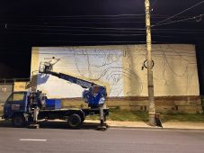 Курский Союз журналистов презентовал масштабное граффити