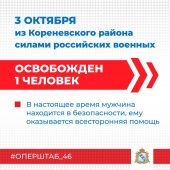 Российские военные спасли еще одного человека в приграничье Курской области