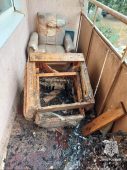 В Курске на балконе загорелся диван